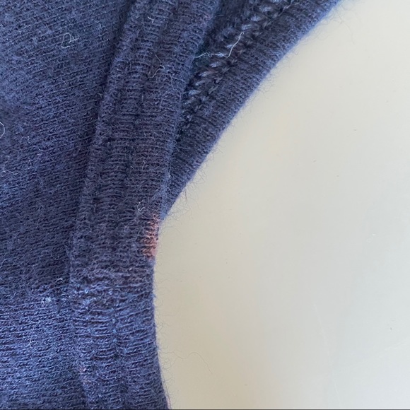 Brandy Melville Navy/Gray/White V Neck Tank - Picture 6 of 10